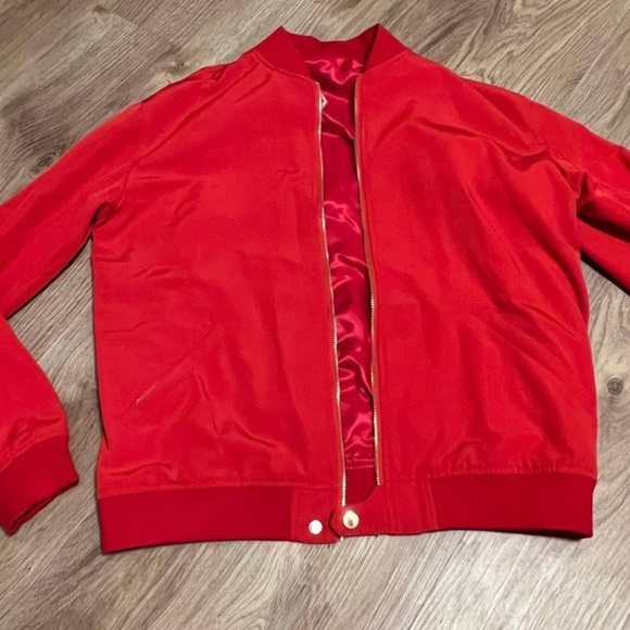 Jackets & Blazers - Red Bomber Jacket